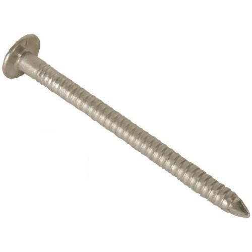 A2 Stainless Steel Annular Ring Shank Cladding Nails 75 x  1kg  (approx 150 nails in a bag) - Timberfocus